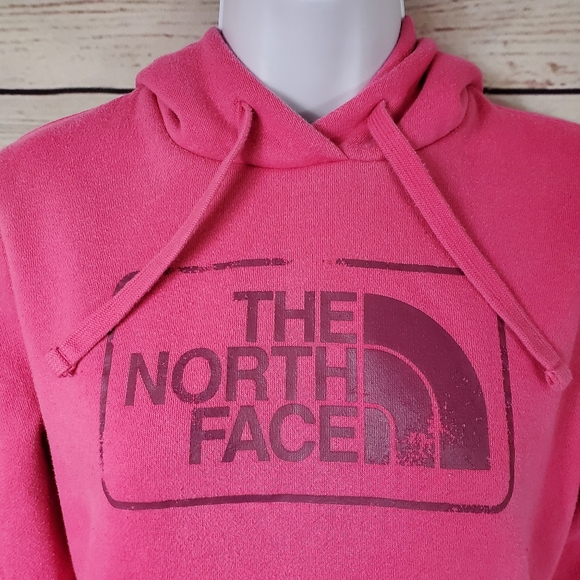 The North Face pink classic hoodie women's S - Picture 2 of 9